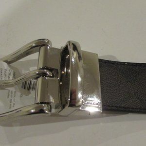 Coach Heritage Signature Belt